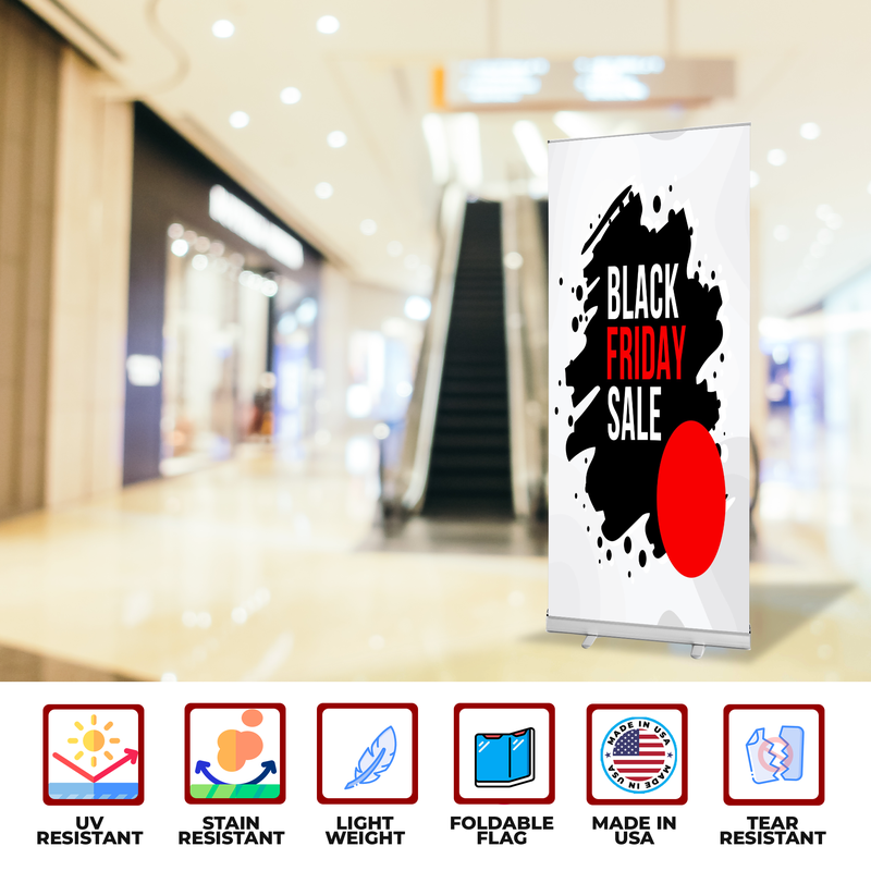 BLACK FRIDAY SALE BANNER RETRACTABLE