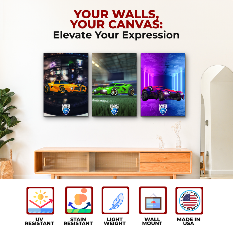 ROCKET LEAGUE CANVAS DECOR