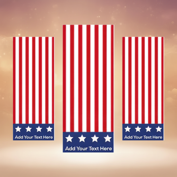Per Design 250th 4th of July Retractable Banner Design 6