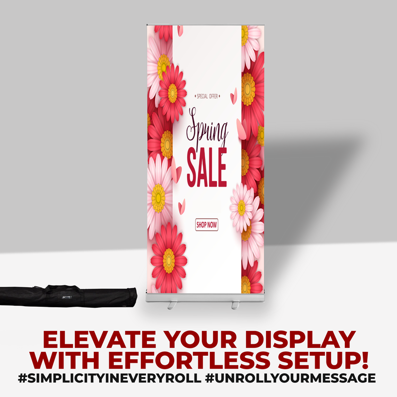 SPRING SALE BANNER RETRACTABLE