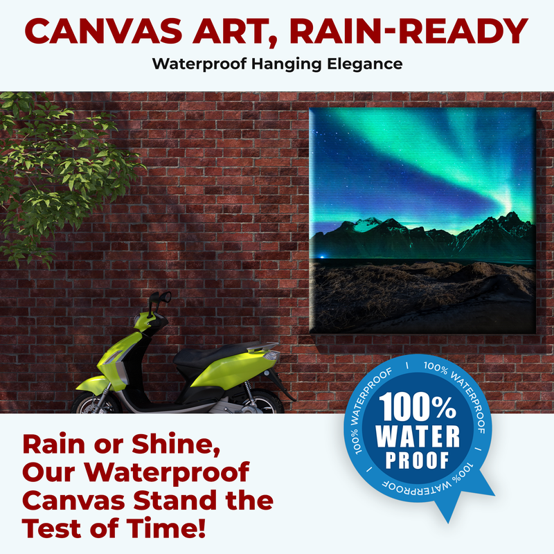 NORTHERN LIGHTS WALL CANVAS DECOR