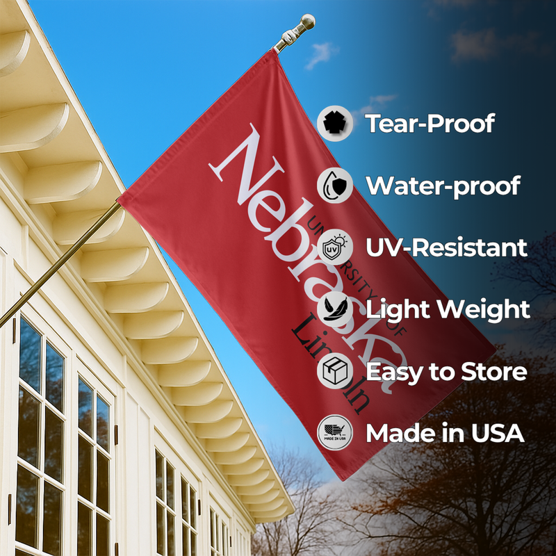 NEBRASKA- LINCOLN UNIVERSITY FLAG