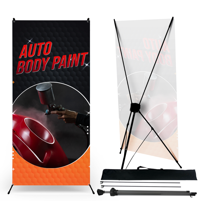 AUTO BODY PAINT X-BANNER