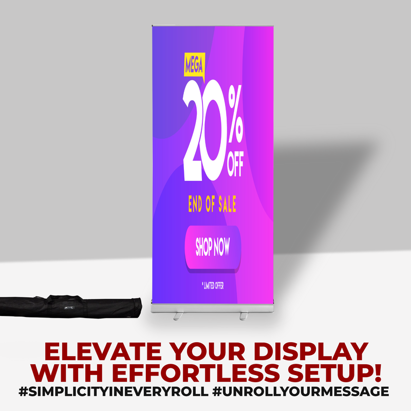 20%OFF SALE BANNER RETRACTABLE