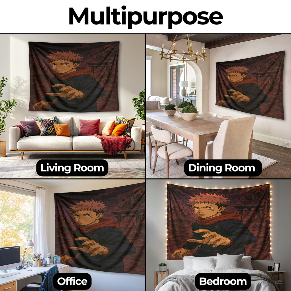 JUJUTSU KAISEN: CURSED REALM WALL TAPESTRY