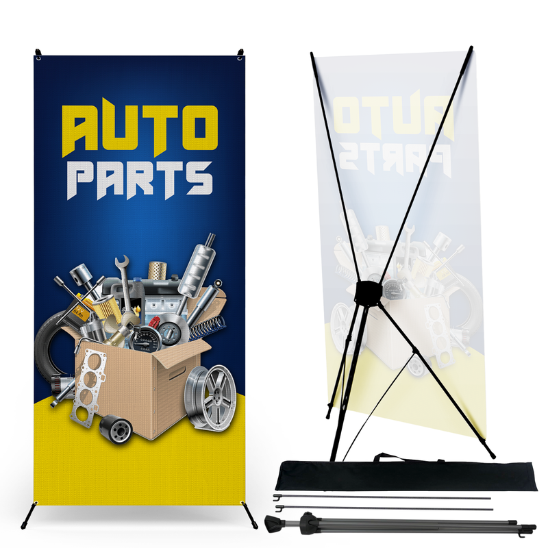 AUTO PARTS X-BANNER