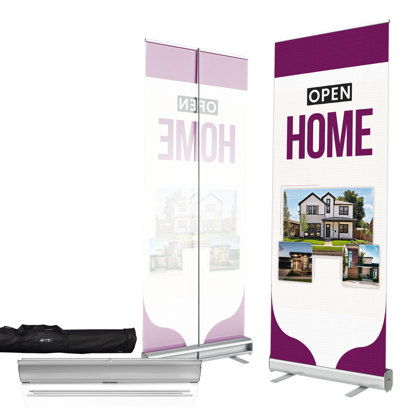 OPEN HOME BANNER RETRACTABLE