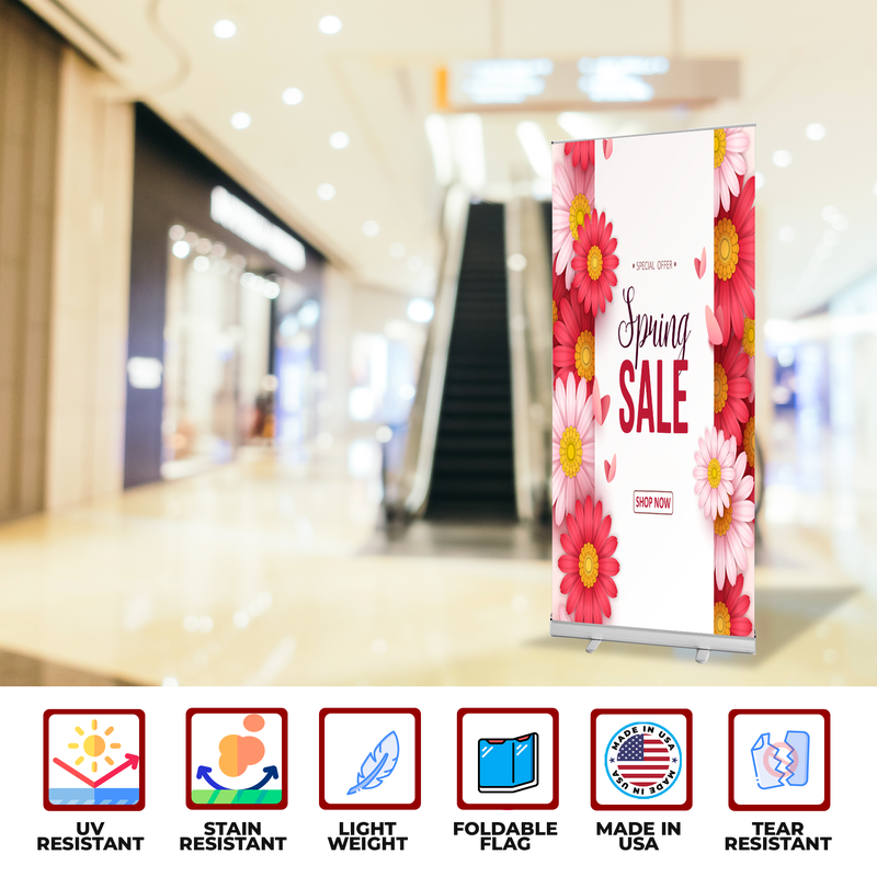 SPRING SALE BANNER RETRACTABLE