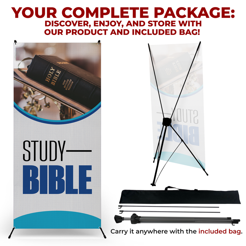 STUDY BIBLE X-BANNER