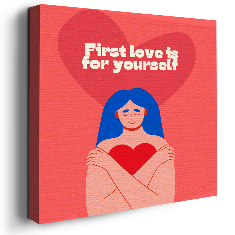 SELF LOVE DECOR CANVAS