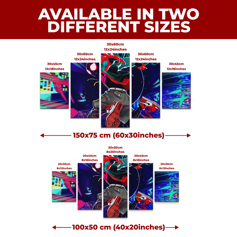 SPIDERMAN MILES MORALES CANVAS DECOR