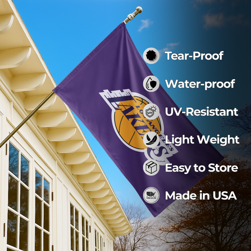 LOS ANGELES LAKERS FLAG
