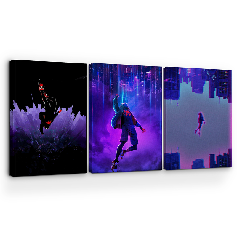 SPIDERMAN MORALESVERSE CANVAS DECOR