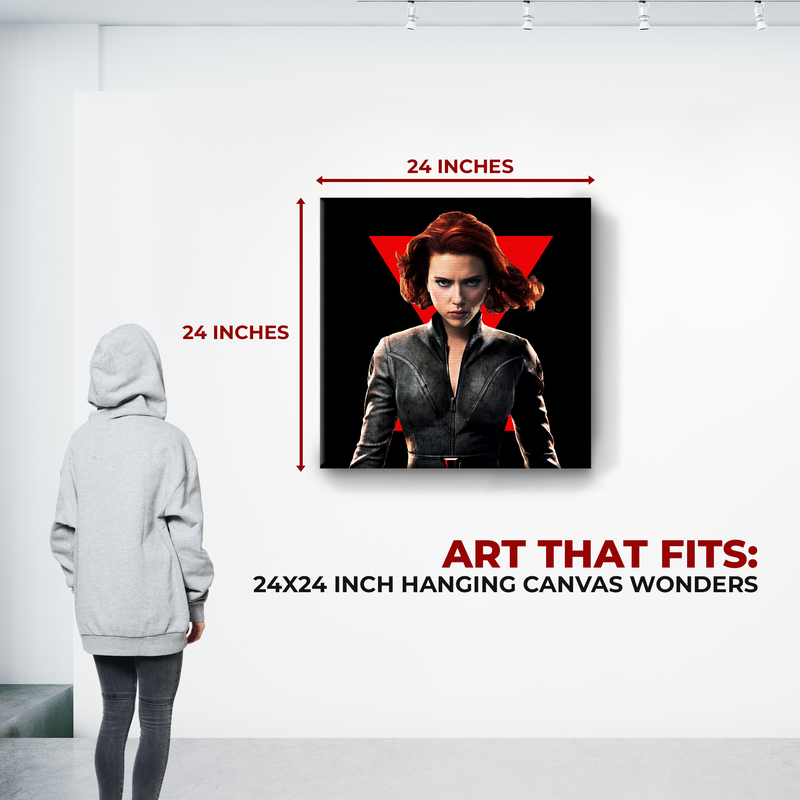 BLACK WIDOW WALL CANVAS DECOR
