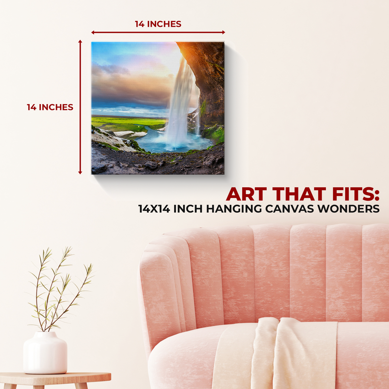 WATERFALL WALL CANVAS DECOR