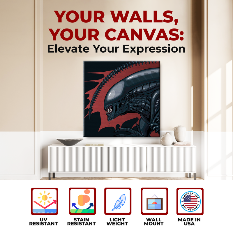 XENOMORPH WALL CANVAS DECOR