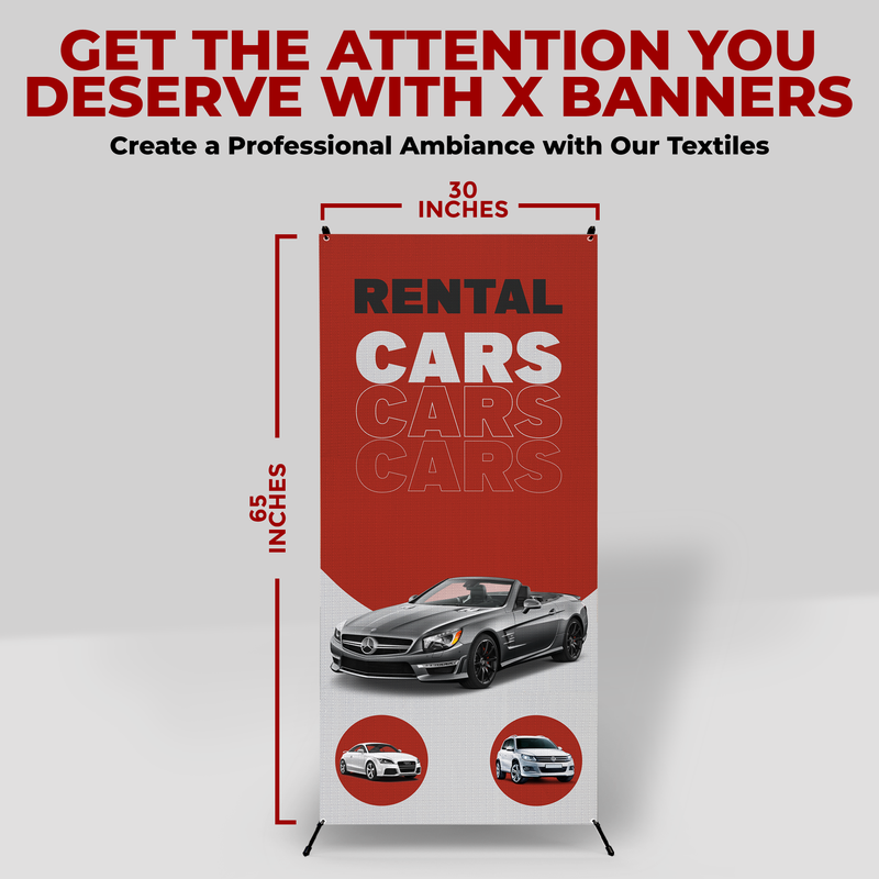 RENTAL CARS X-BANNER