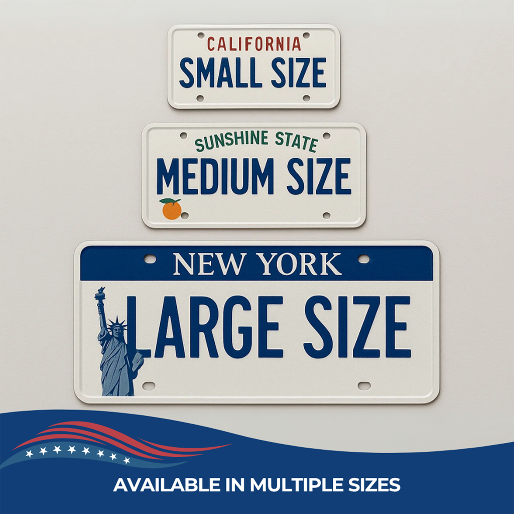 CUSTOM VEHICLE PLATE