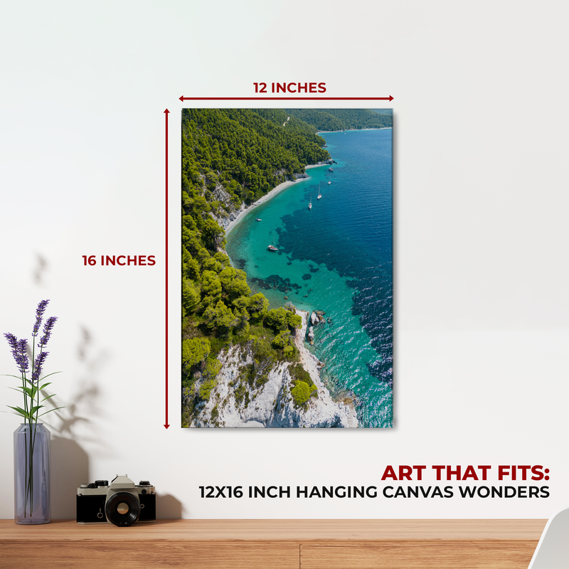 BLUE LAGOON WALL CANVAS DECOR