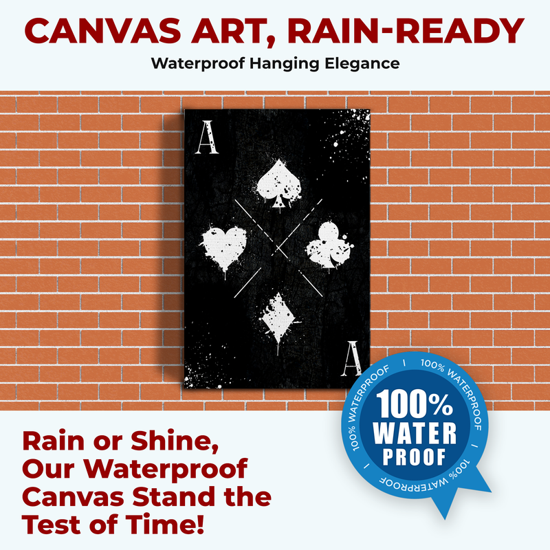 ACE OF CARDS CANVAS DECOR