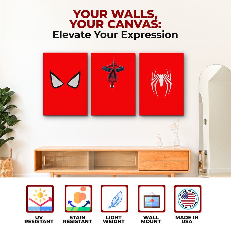 RED SPIDERMAN CANVAS DECOR