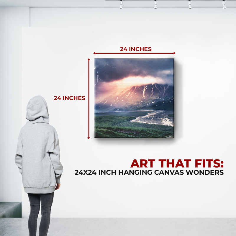 THUNDERSTORM WALL CANVAS DECOR