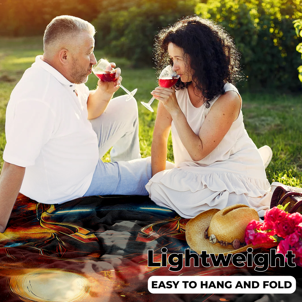 IRON LEGACY: ARC REACTOR GLOW WALL TAPESTRY