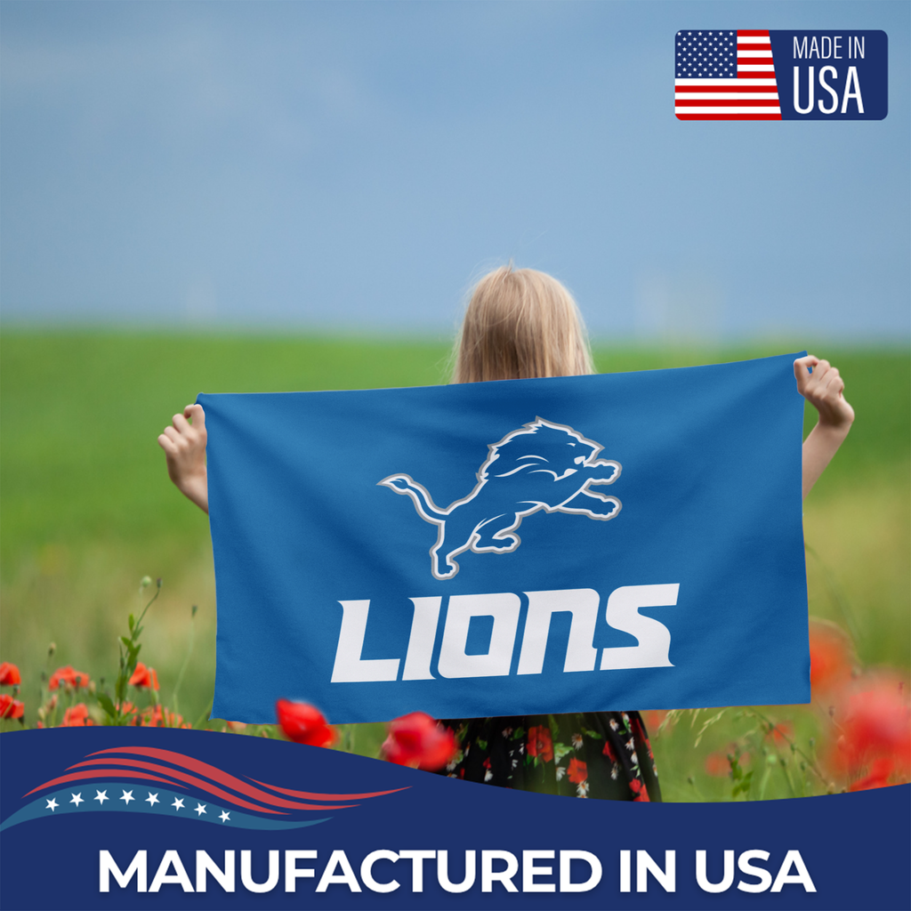 DETROIT LIONS FLAG