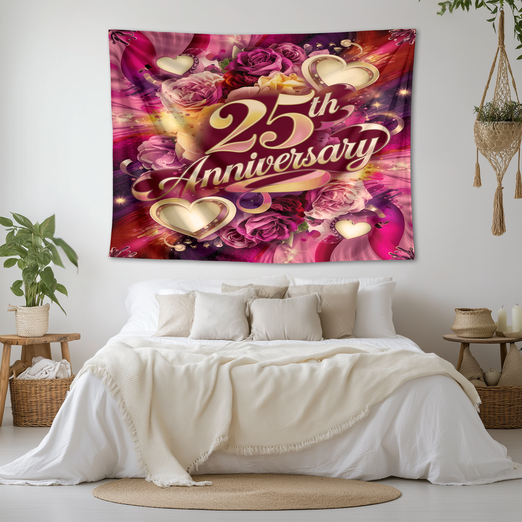 25TH ANNIVERSARY WALL TAPESTRY