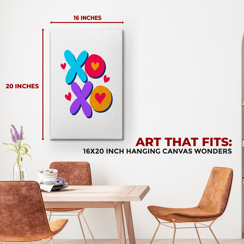 XOXO CANVAS DECOR