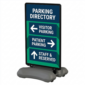 36"x24" Sidewalk Snap-in Sign
