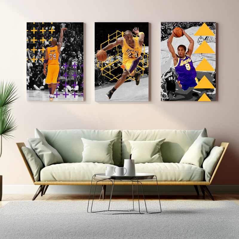BRYANT/ LAKERS WALL CANVAS