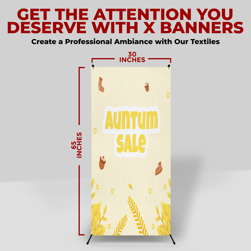 AUNTUM SALE X-BANNER
