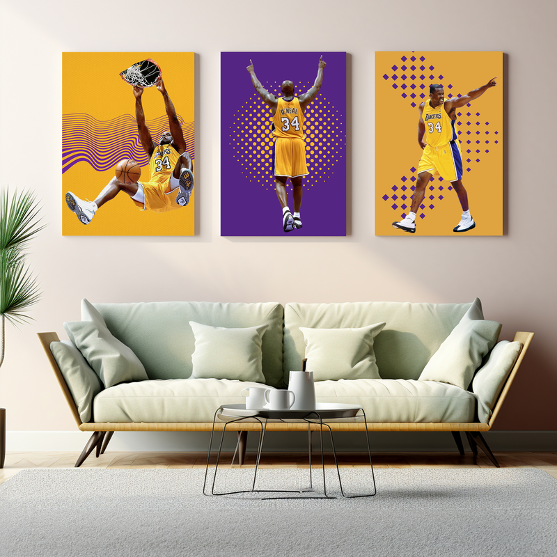 O'NEAL/ LAKERS WALL CANVAS