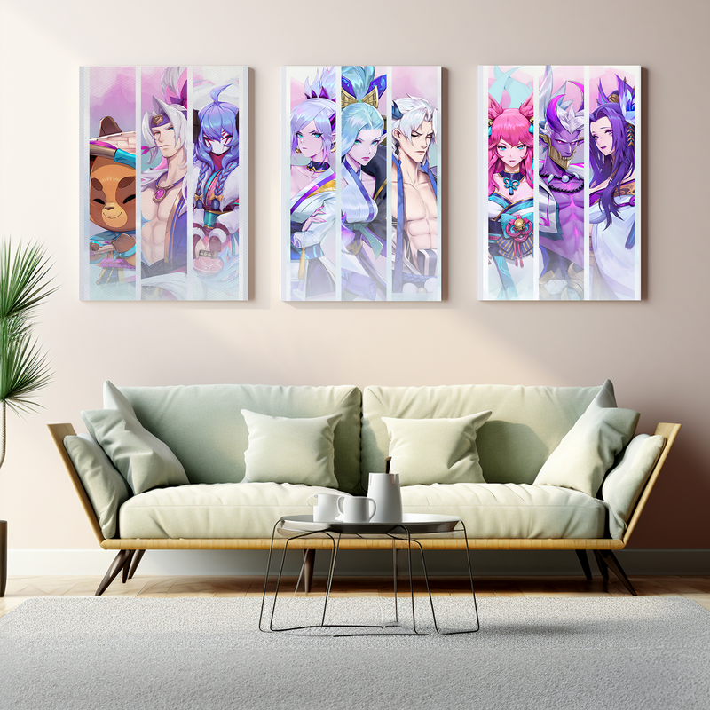 LEAGUE OF LEGENDS CANVAS DECOR