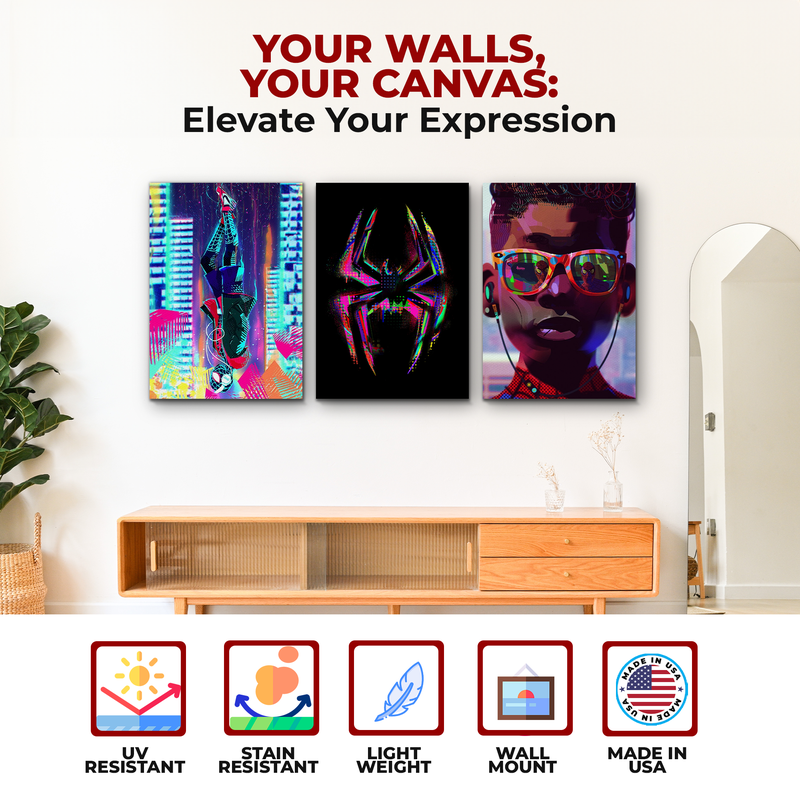 SPIDERMAN MILES MORALES CANVAS DECOR