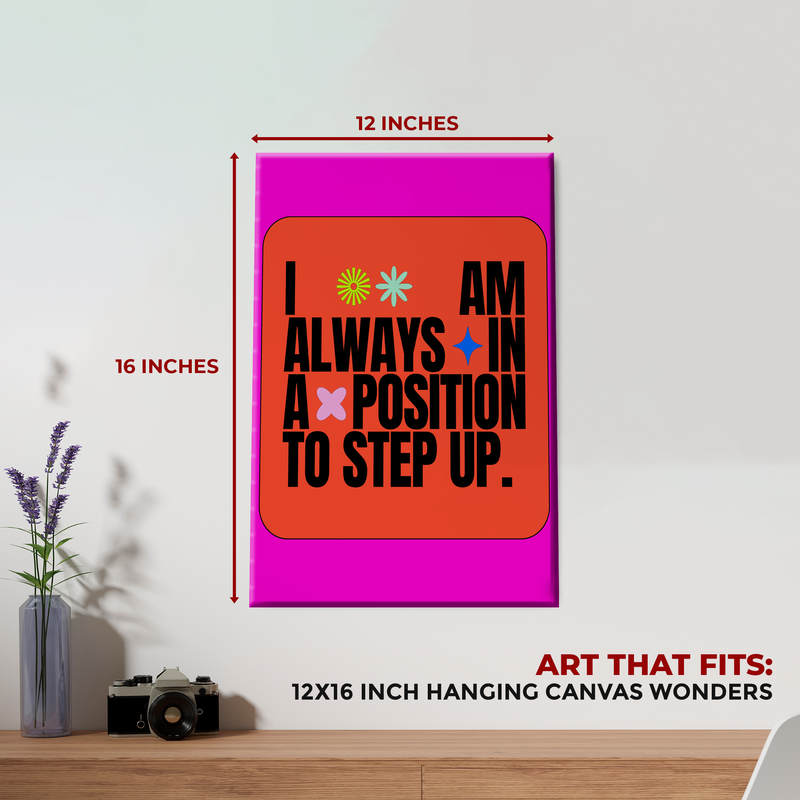 STEP UP DECOR CANVAS