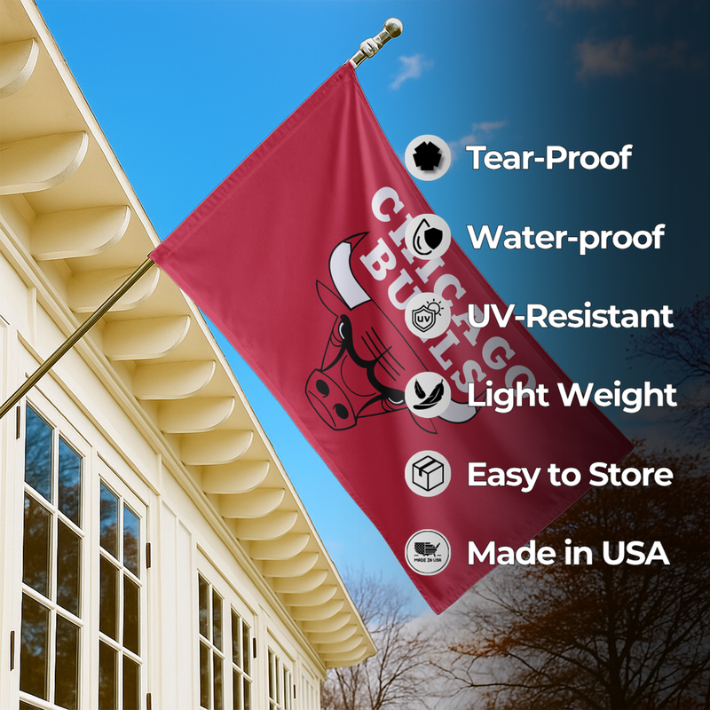 CHICAGO BULLS FLAG