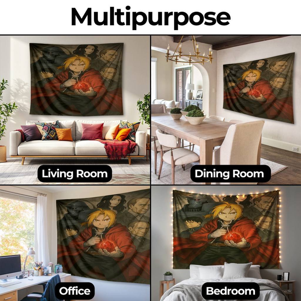 FULLMETAL ALCHEMIST: PHILOSOPHER'S STONE WALL TAPESTRY