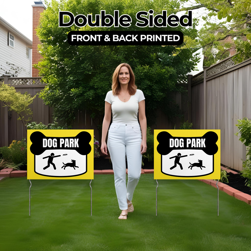 DOG PARK YARD SIGN