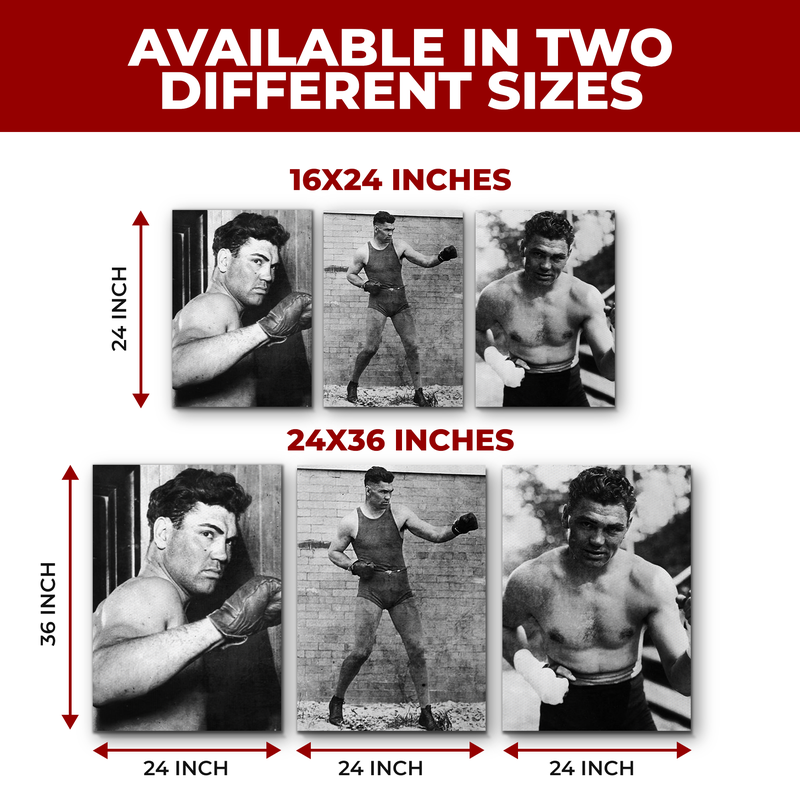 JACK DEMPSEY WALL CANVAS