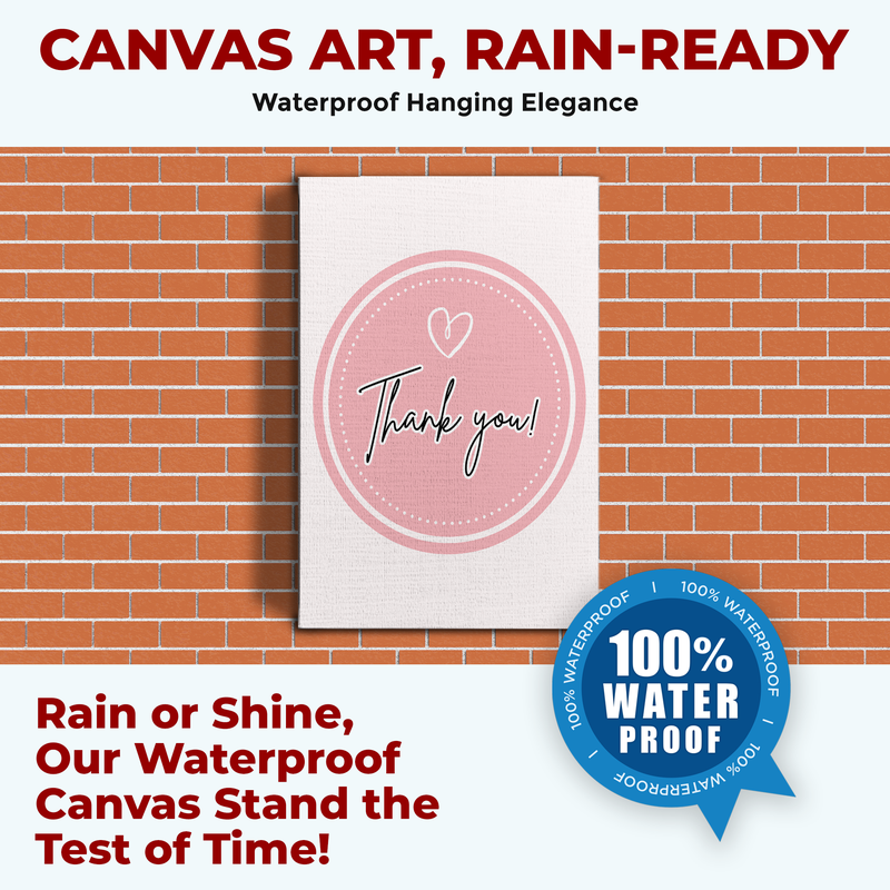 THANK YOU & LOVE CANVAS DECOR