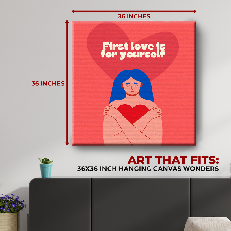 SELF LOVE DECOR CANVAS