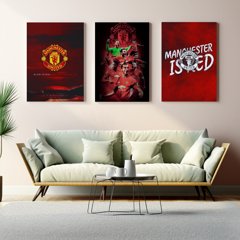 MANCHESTER UNITED FC WALL CANVAS