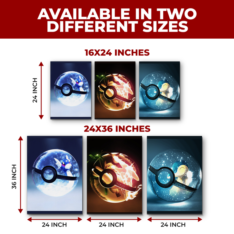 POKEMON GO CANVAS DECOR