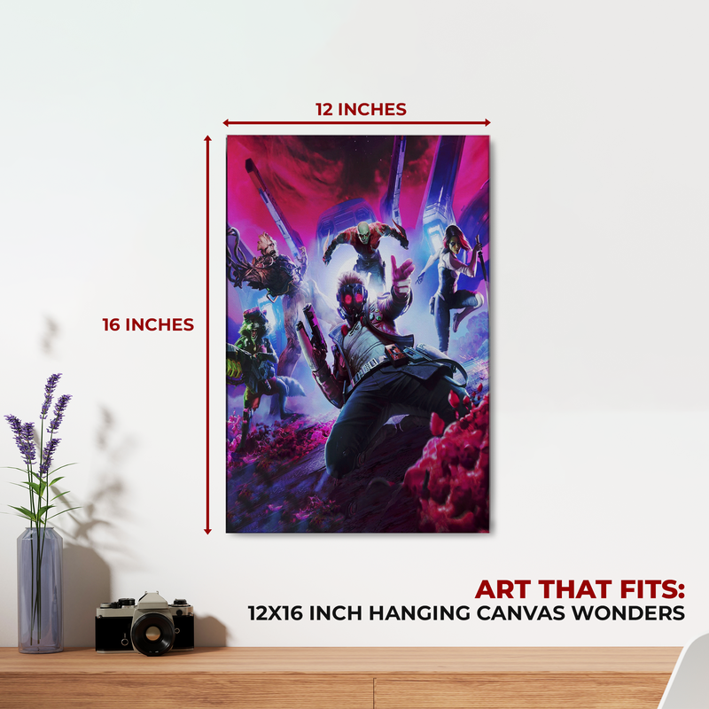 GUARDIANS OF GALAXY WALL CANVAS DECOR