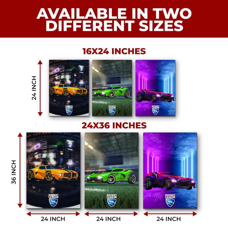 ROCKET LEAGUE CANVAS DECOR