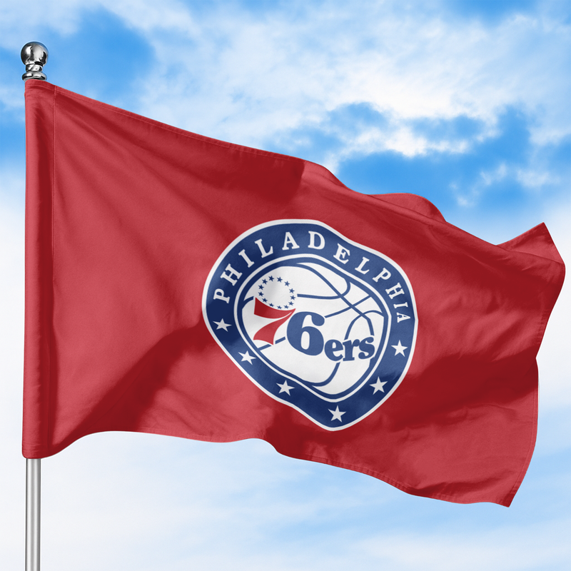 PHILADELPHIA 76ERS FLAG