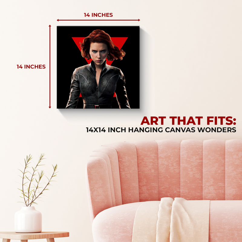 BLACK WIDOW WALL CANVAS DECOR