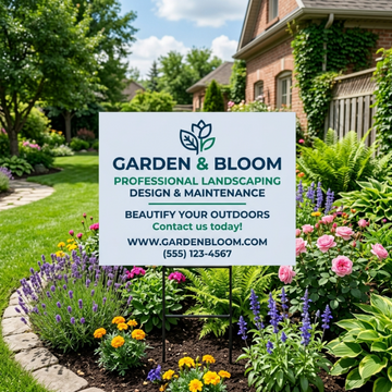 CUSTOM YARD SIGN